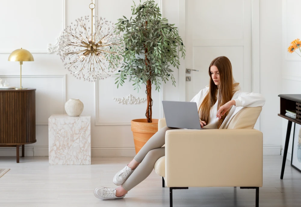 statement globe chandelier